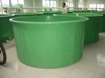 玻璃纤维养殖圆形桶（平底）