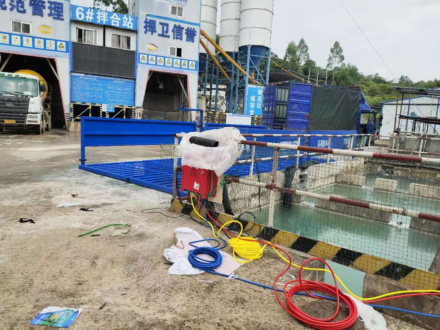 電廠專用洗車機(jī)安裝施工方案