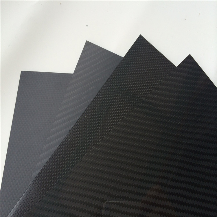 3K碳纖維板平板斜紋平紋啞光亮光碳纖維板 可定制加工 碳纖維板