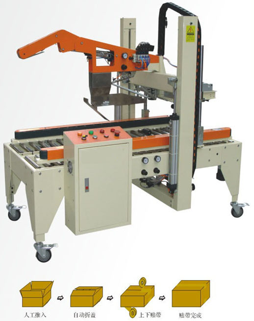 全自動(dòng)折蓋封箱機(jī)WX-56