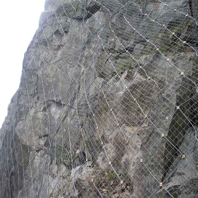 钢绳护坡防护网