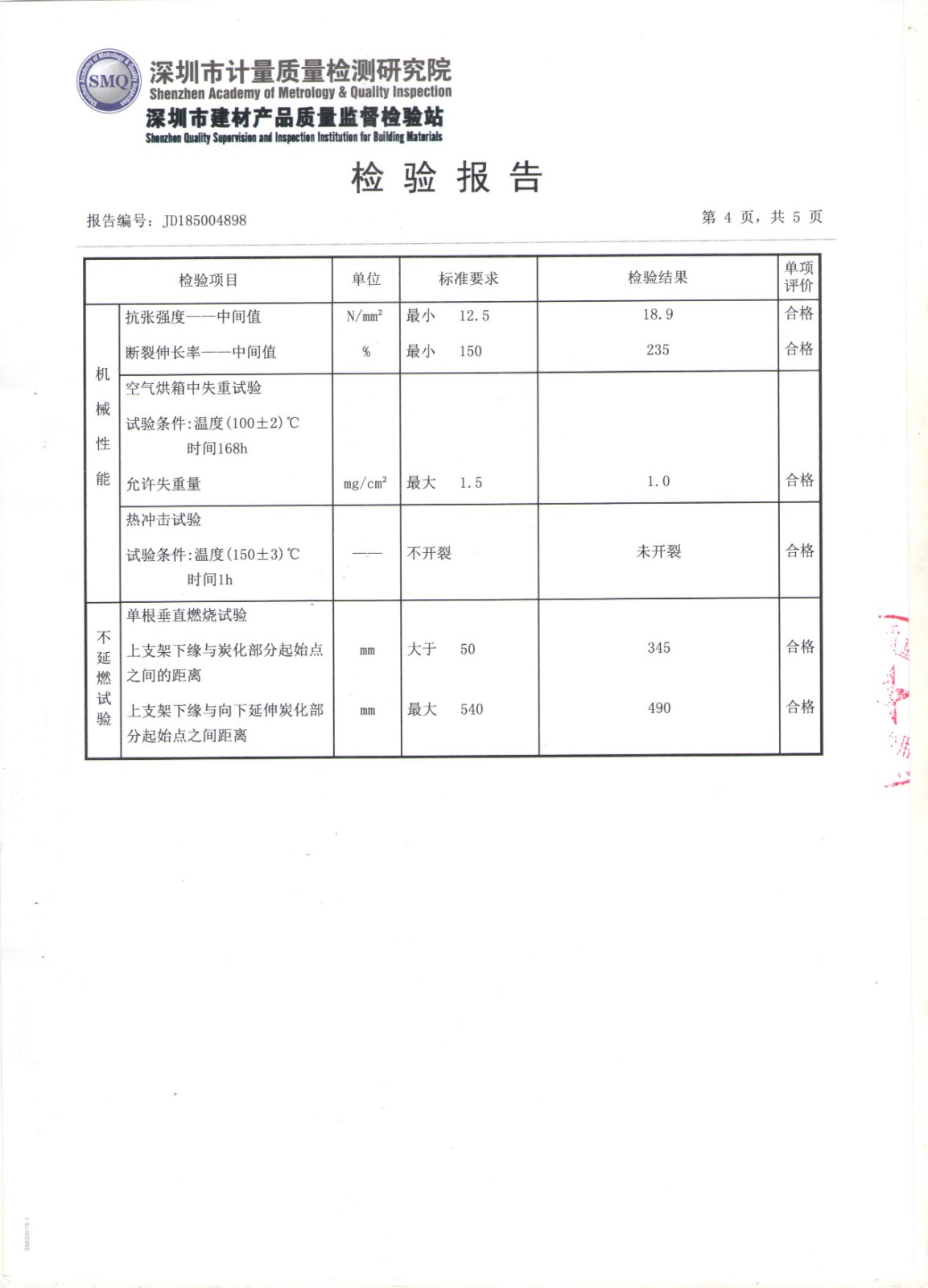 18年质检报告4