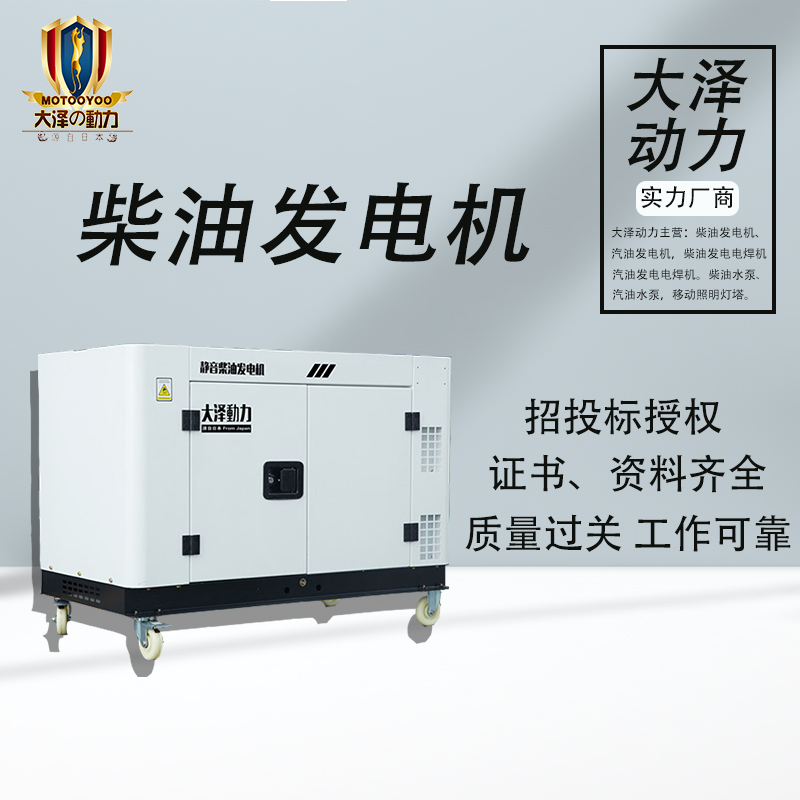 小型静音柴油发电机 (3)