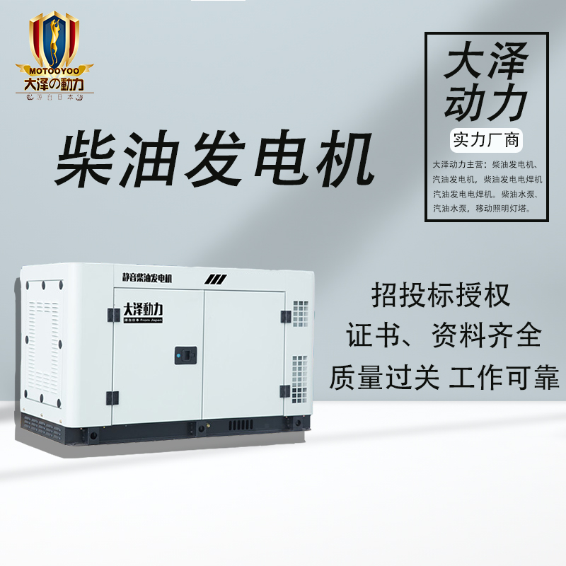 小型静音柴油发电机 (5)