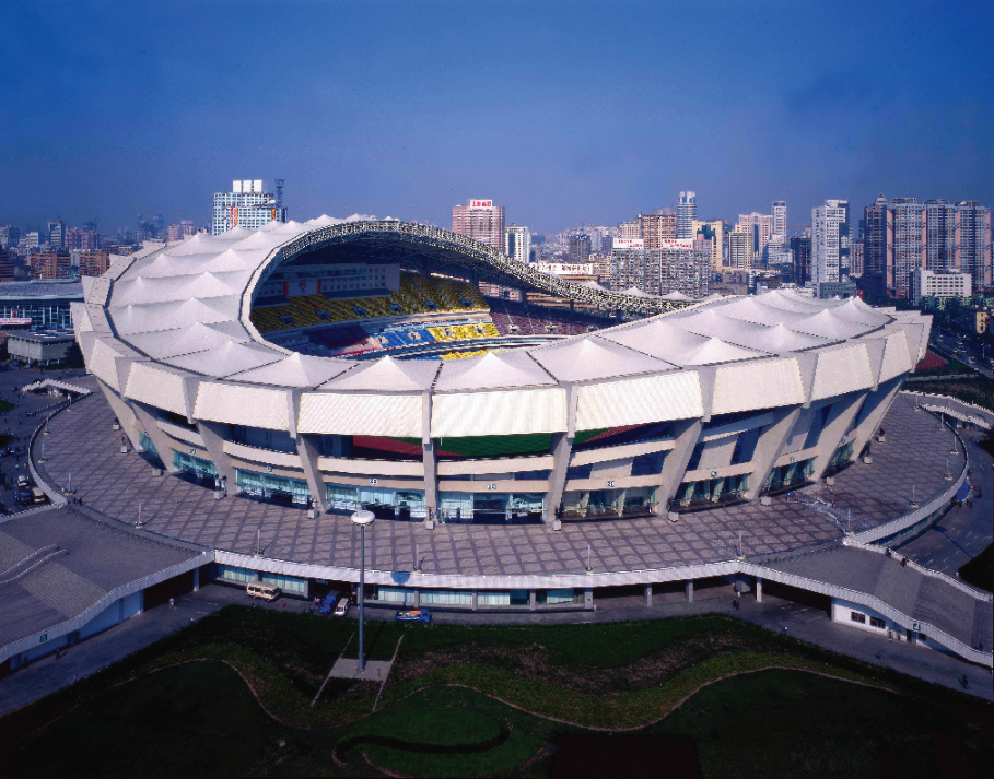 上海八万人体育馆案例