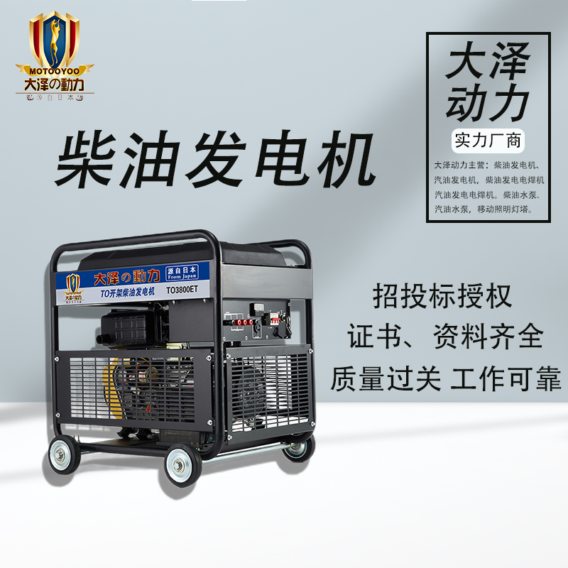 大泽动力发电机低温起动​15KW柴油发电机​