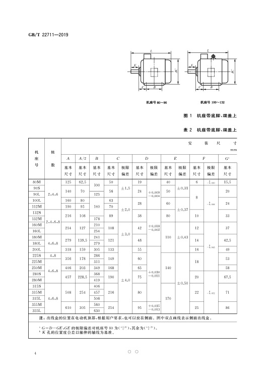 GBT 22711-2019 三相永磁同步电动机技术条件（机座号 80～355）5