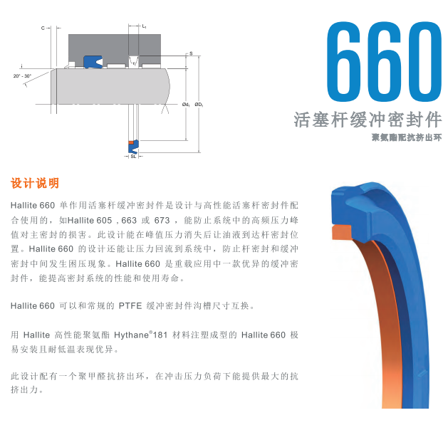 HALLITE赫莱特密封圈660