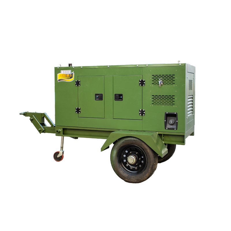 50kw柴油发电机军绿色拖车款、图片 (1)