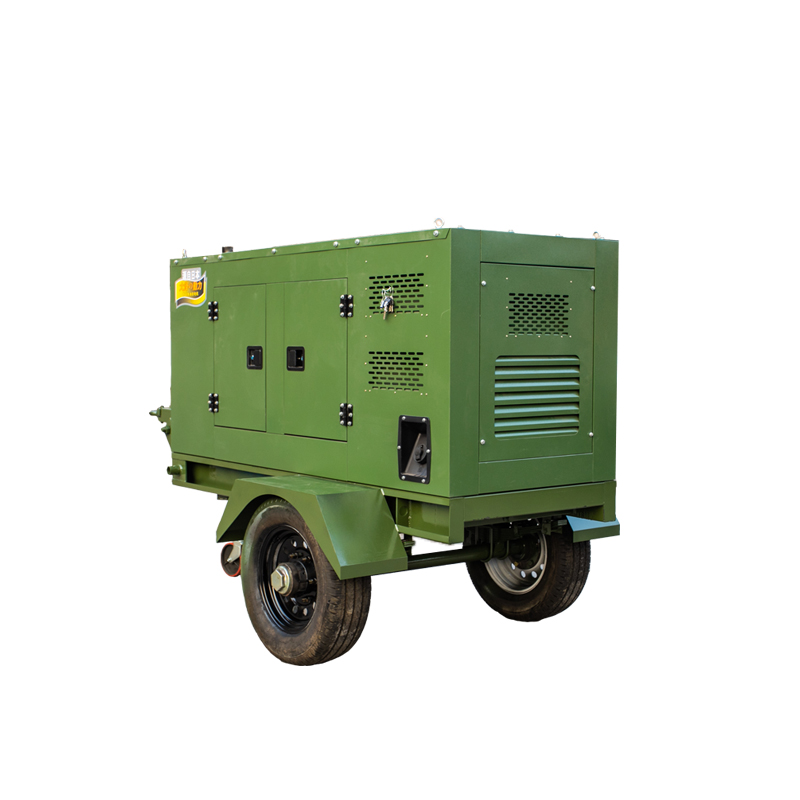 50kw柴油发电机军绿色拖车款、图片 (3)