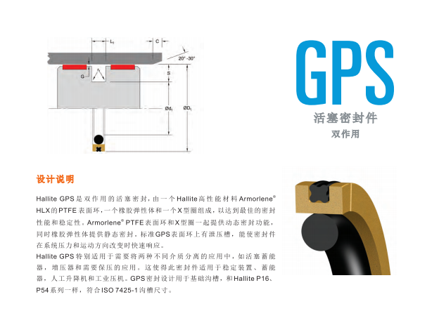 英国密封圈HALLITE GPS型