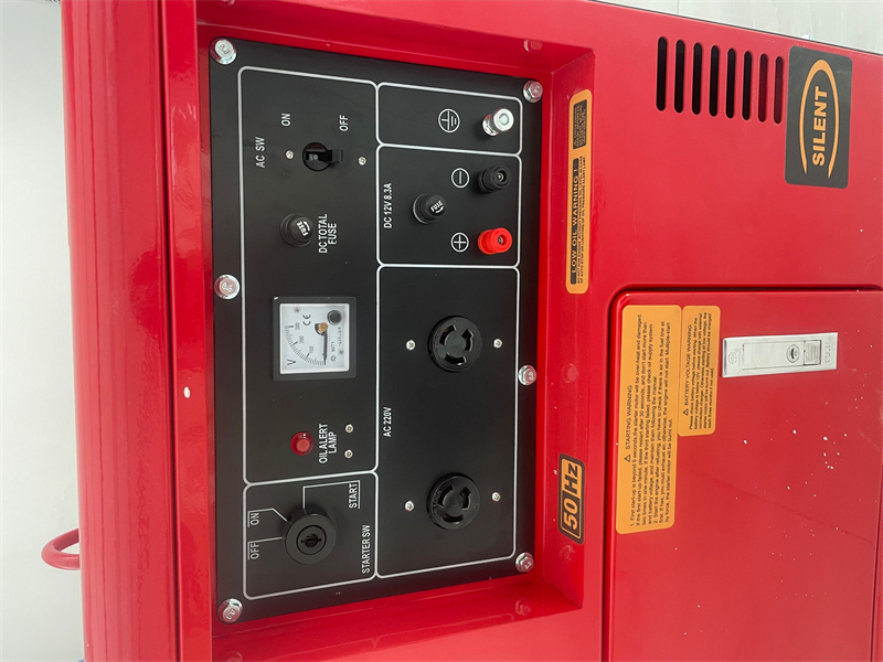 6kw静音柴油发电机，红色图片 (15)