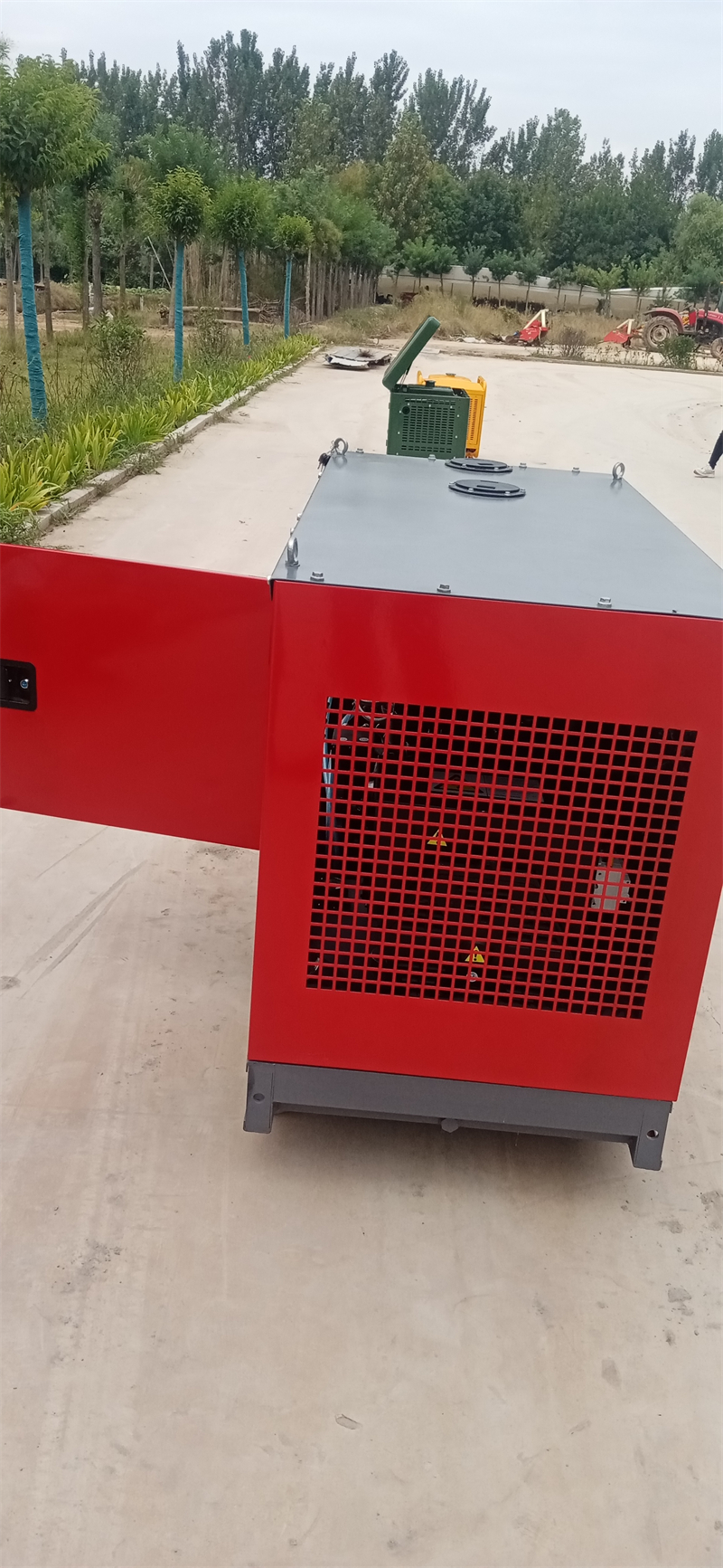 30kw静音柴油发电机、消防红色 (10)