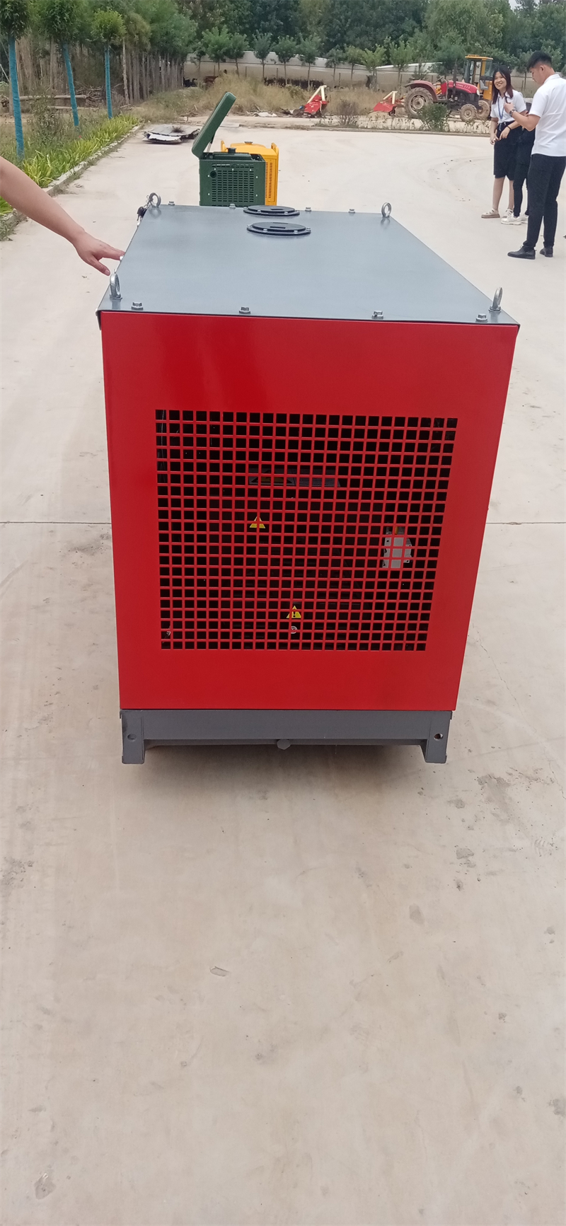 30kw静音柴油发电机、消防红色 (11)