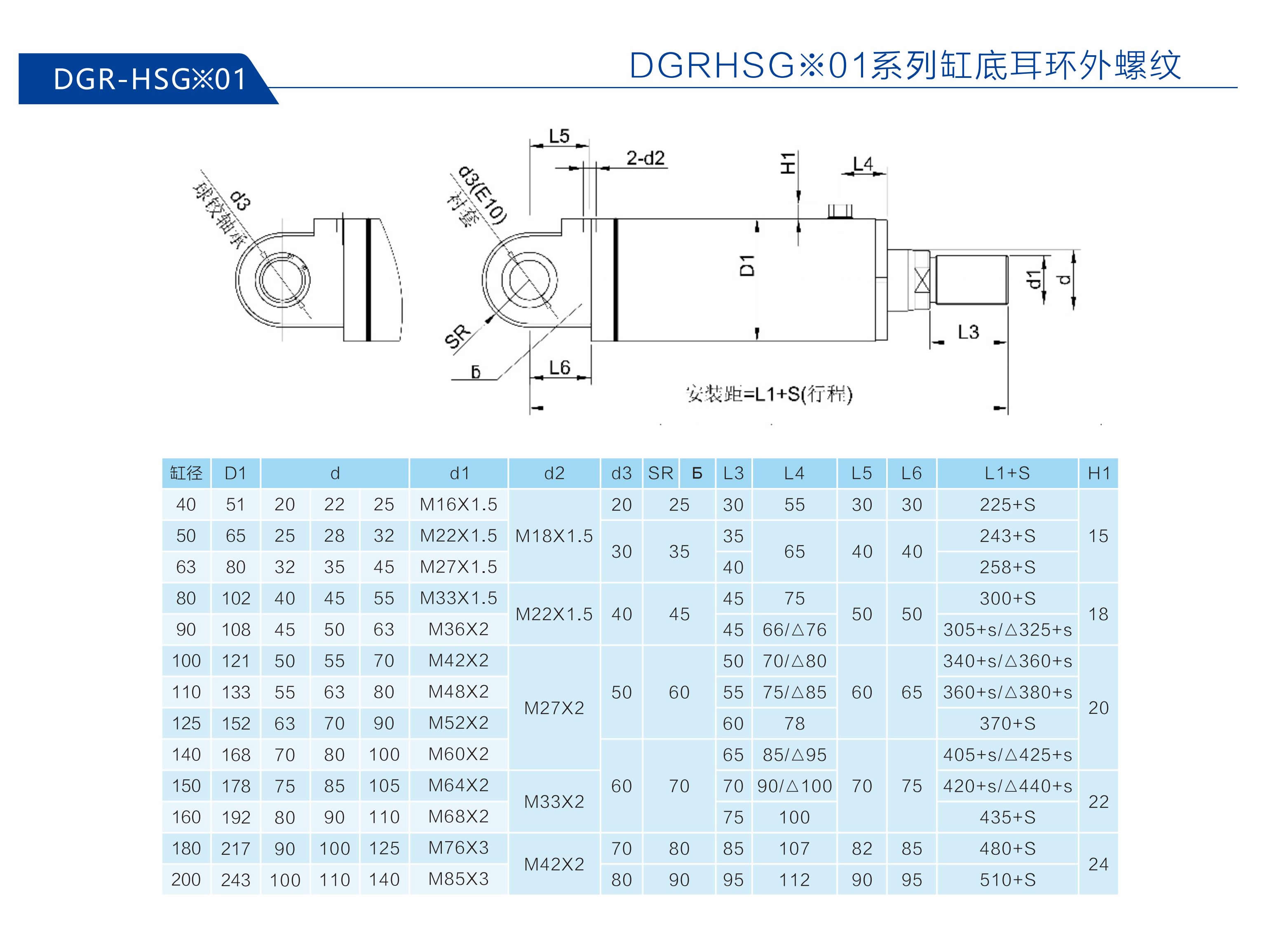 DGR-HSG-01系列-缸底耳环外螺纹