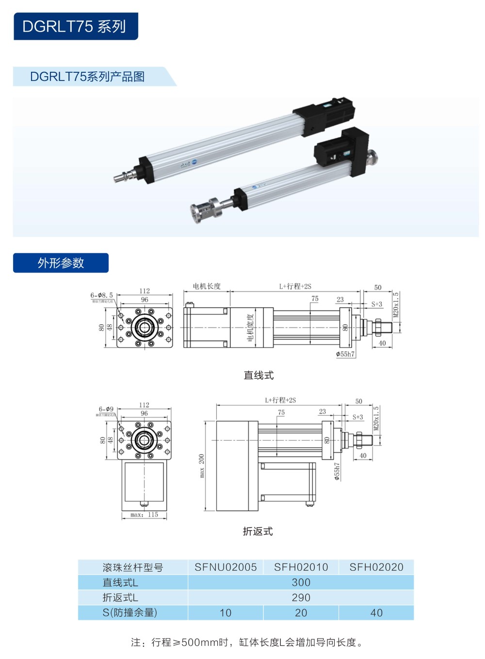 04-电动缸-DRGLT75系列-01