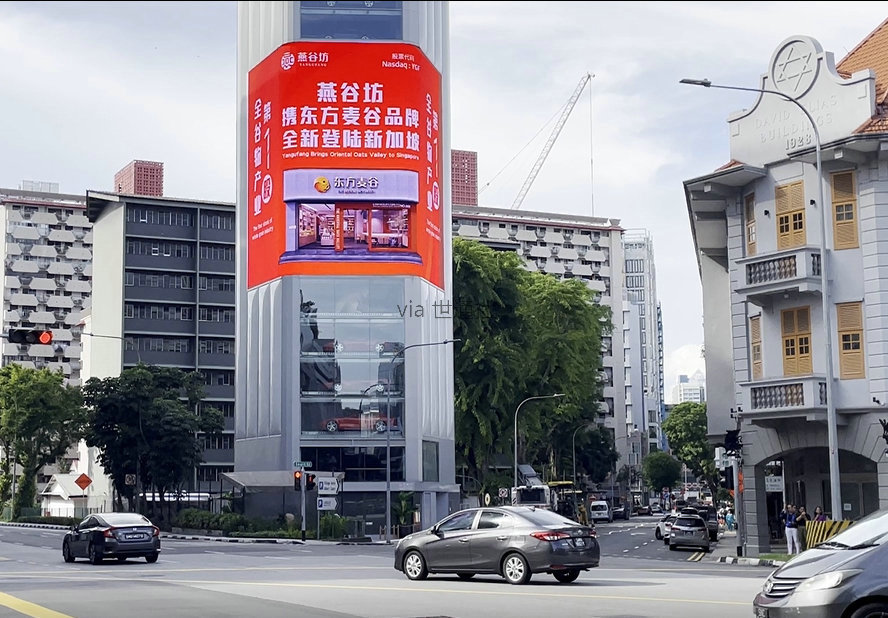 新加坡四大地标大屏广告投放案例