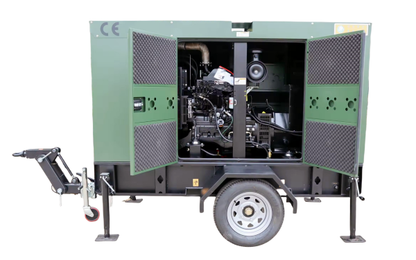 30KW移动式挂车发电站