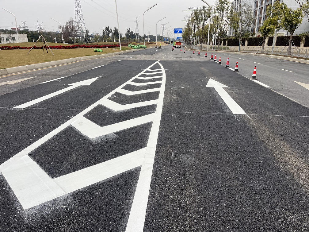 深圳停車場(chǎng)道路劃線施工