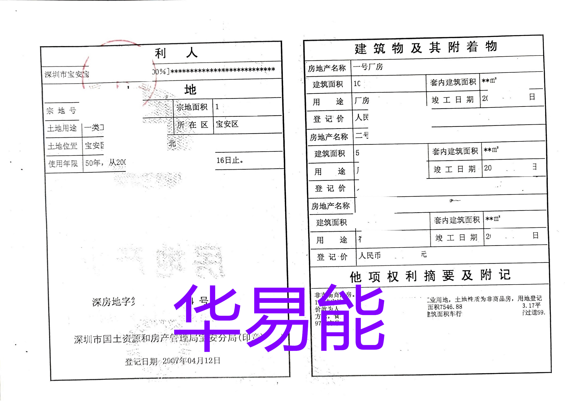 产权证