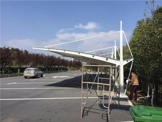 膜结构车棚安装
