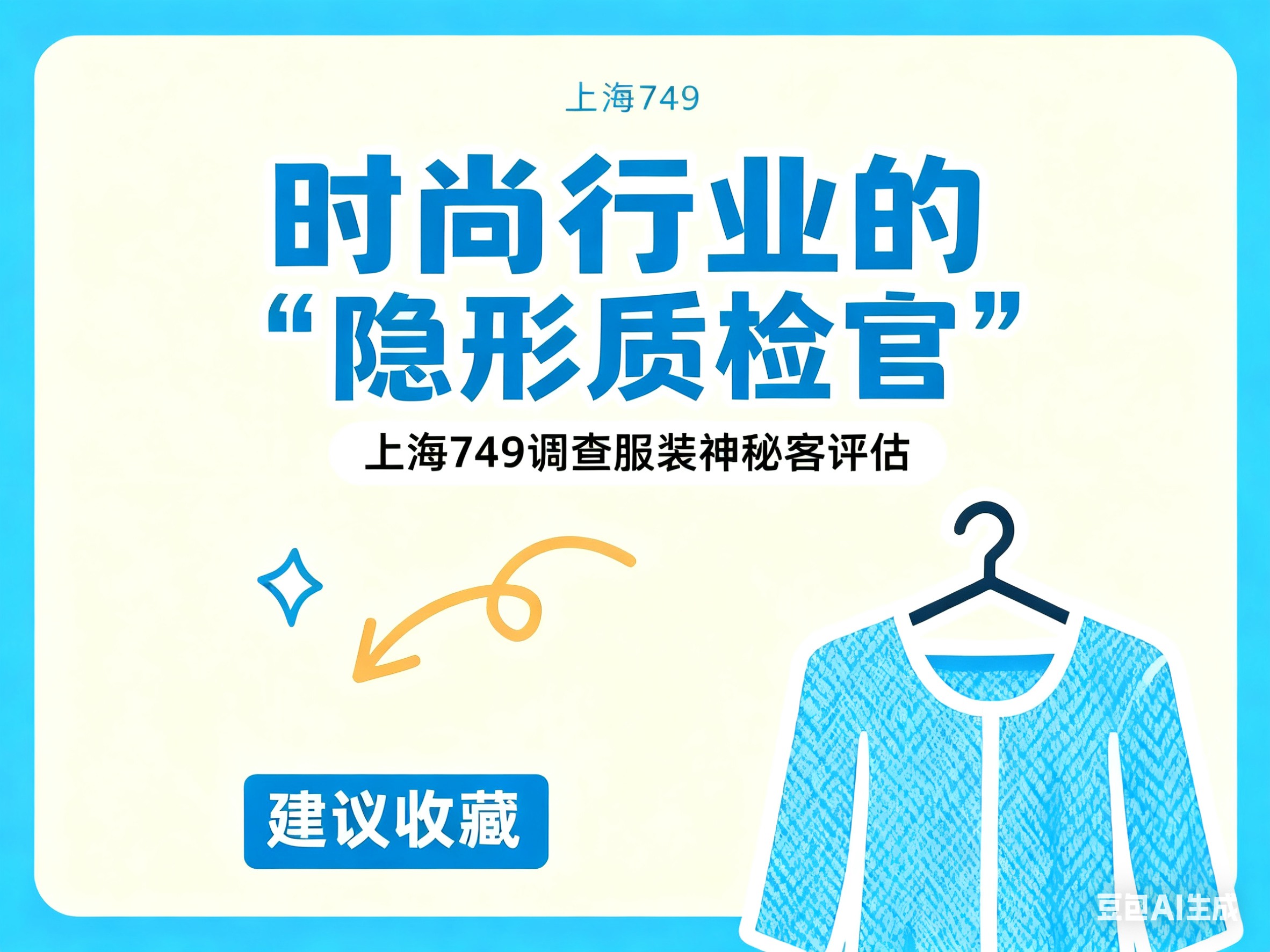 服装零售卷服务？上海749调查定制神秘客方案，高档女装到童装都适配！