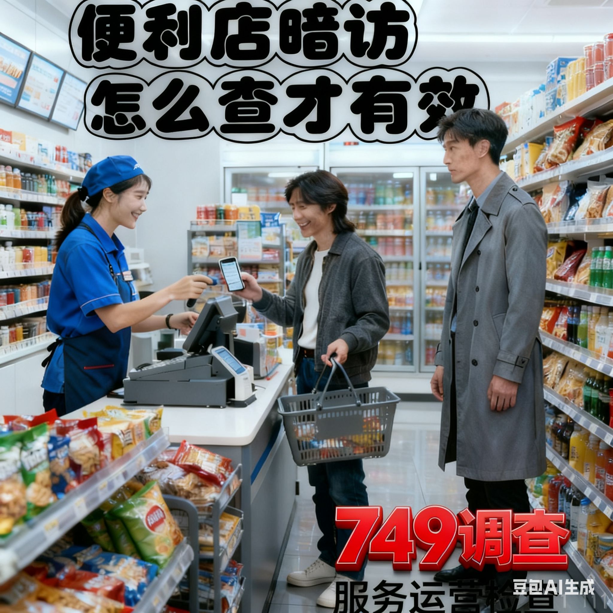 便利店暗访怎么查才有效？749调查帮你把好服务与运营关！