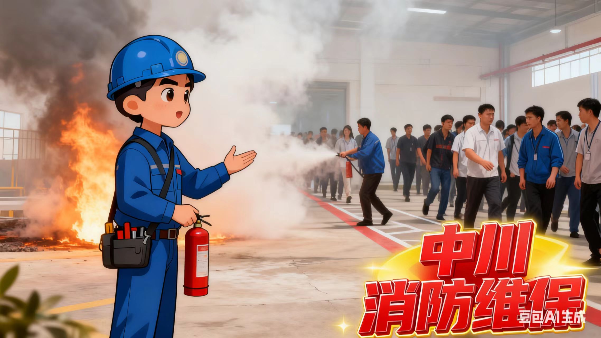 消防演练 中川消防