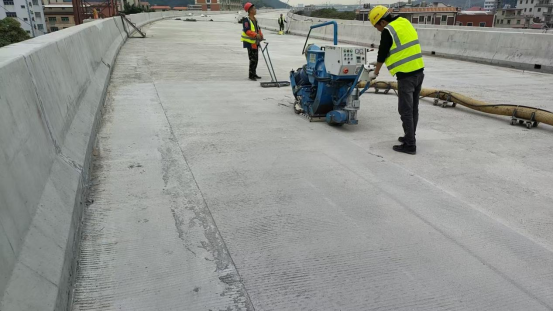 福建漳州3万平方桥面抛丸