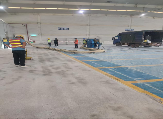 广东佛山厂房地面抛丸