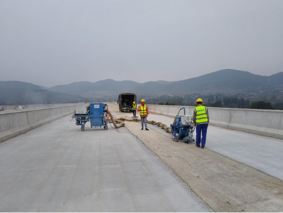 山东临沂桥面抛丸11万平方