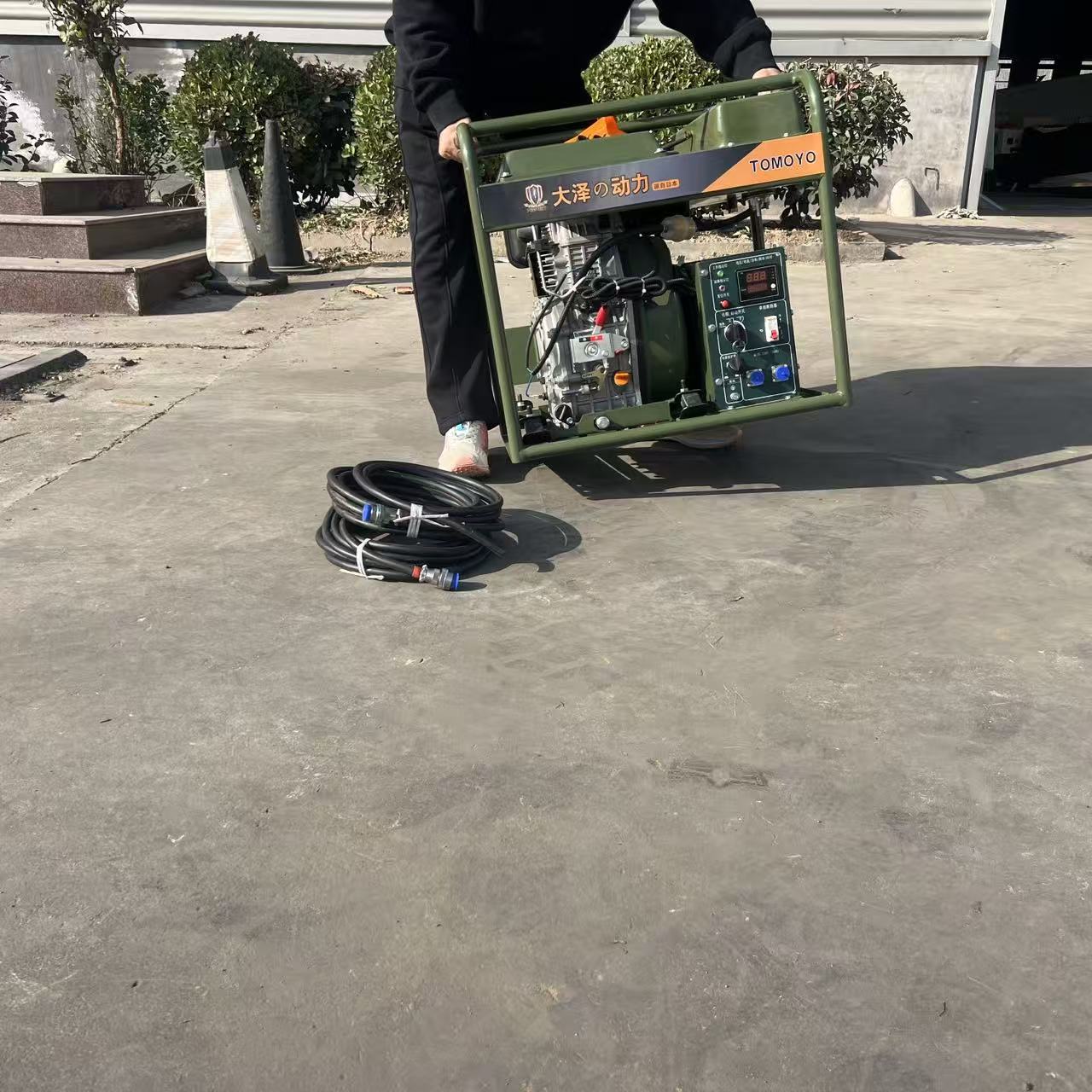 大泽动力变频柴油发电机3KW5KW6KW8千瓦 长宽高650.490.600mm