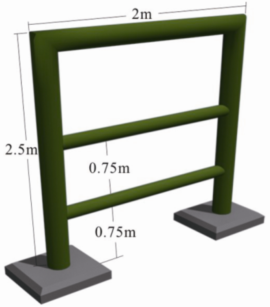 200米灭火障碍器材选