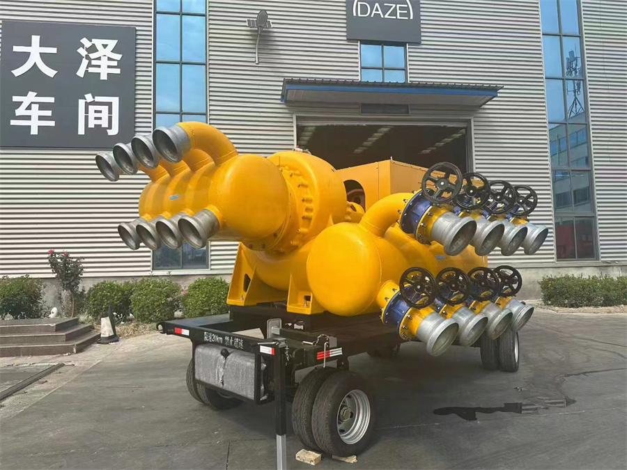 云南：大泽动力应急排涝抢险柴动移动泵车应急排涝水泵车