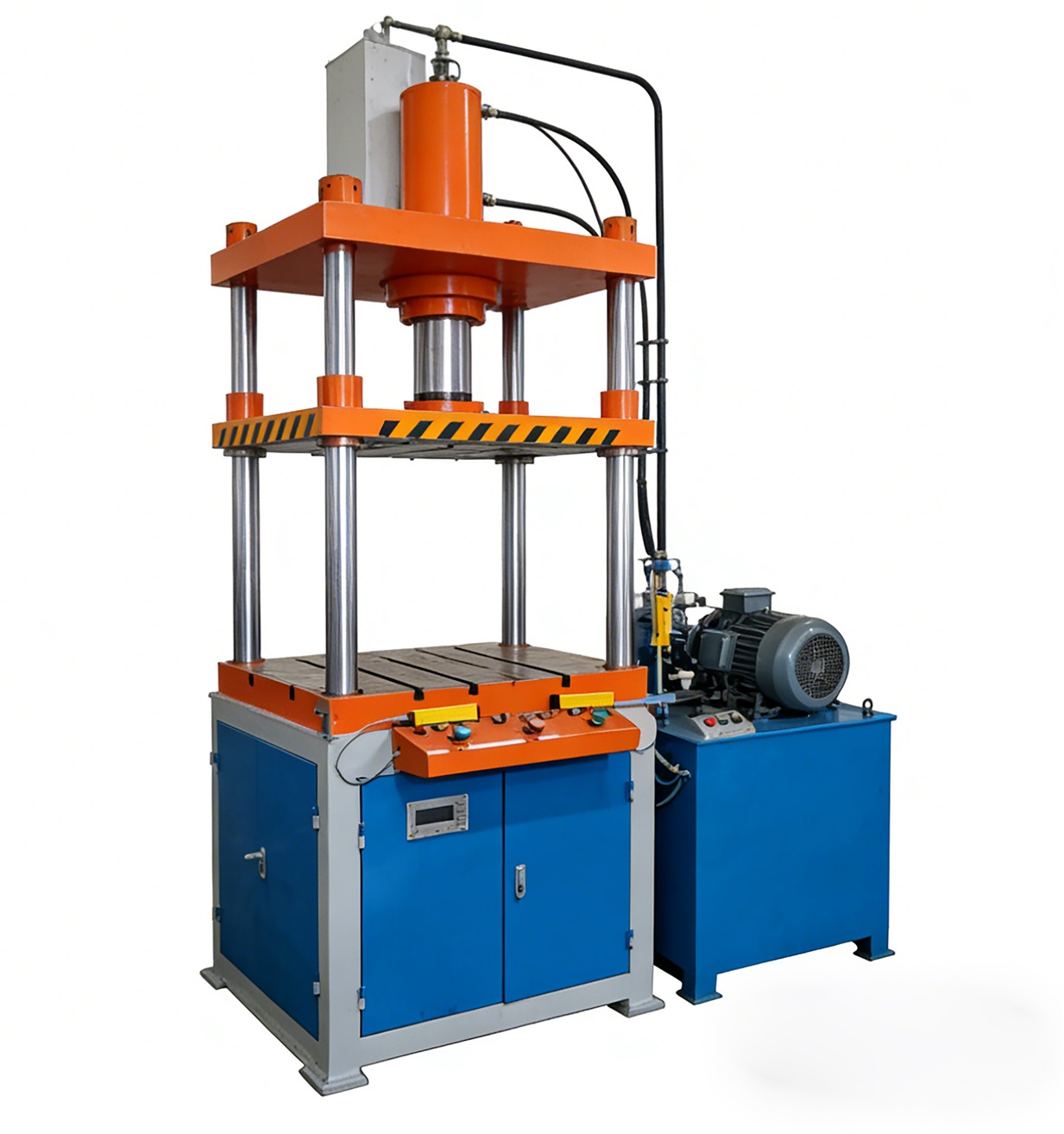 Hydraulic press - compatible with robotic arm