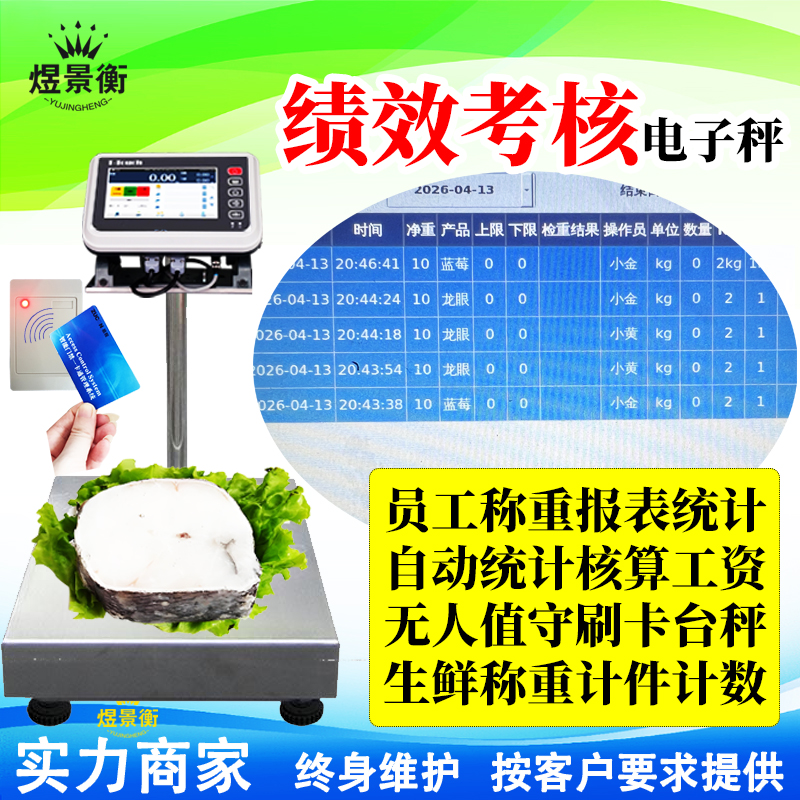 采摘果蔬分拣读卡称重绩效考核称重设备