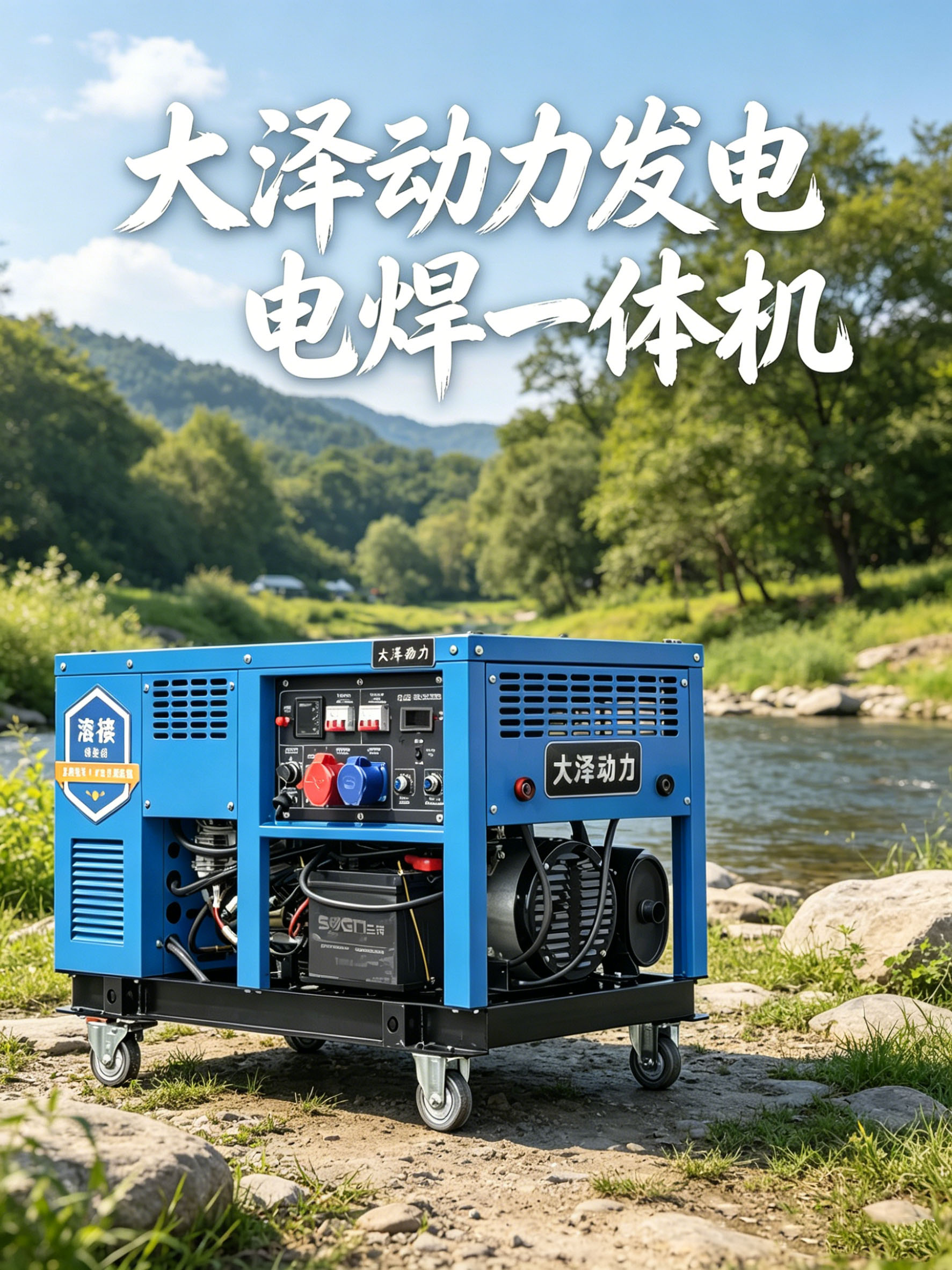 大泽动力190A柴油发电电焊机