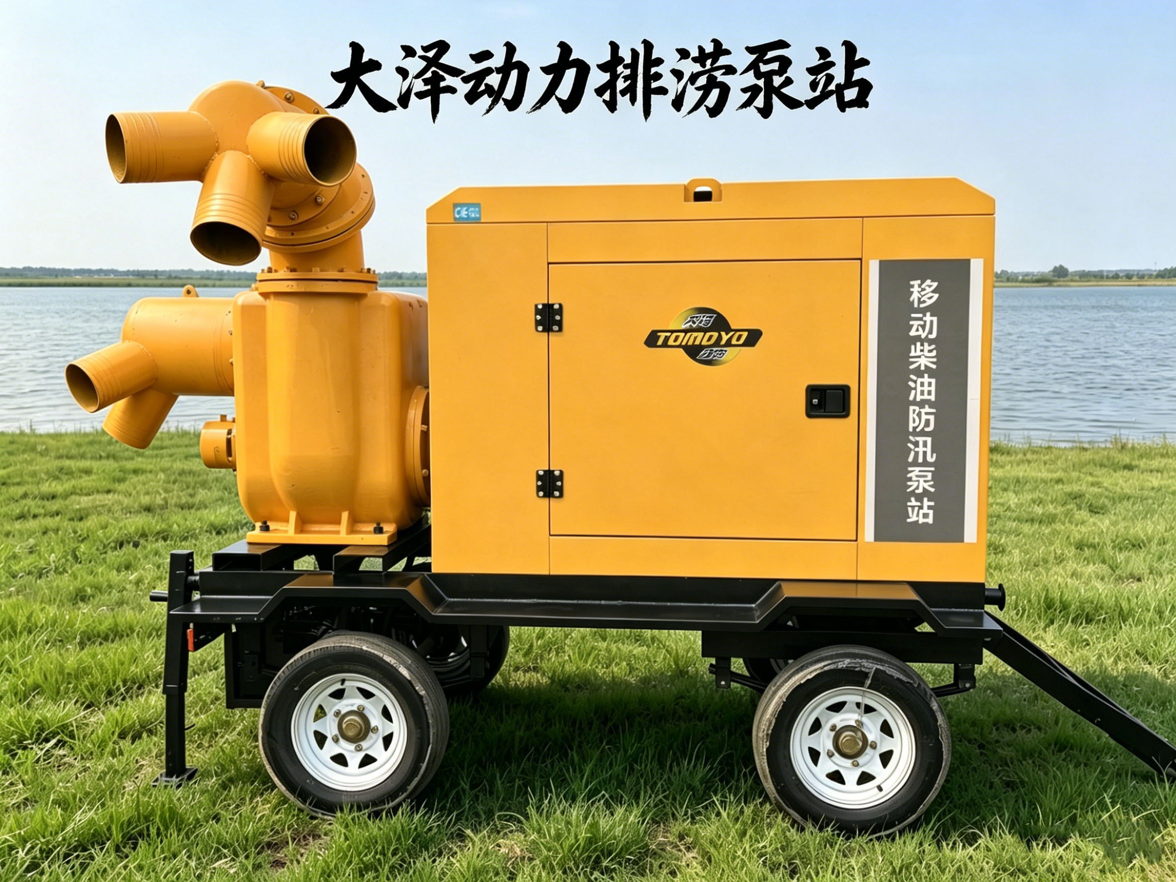 大泽动力1500立方排涝泵车